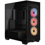 Corsair 3500X LX-R PC Case, Mid Tower, E-ATX, RGB, Tempered Glass - black