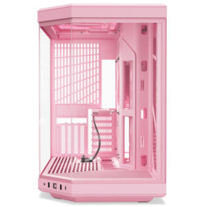 Hyte Y70 PC Case, Mid Tower, Tempered Glass - Strawberry Milk - Image 2