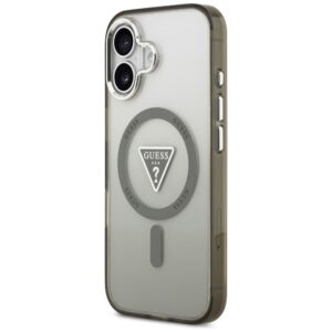 Guess IML Gradient Triangle Logo MagSafe dėklas skirtas Apple iPhone 17 khaki - Image 2