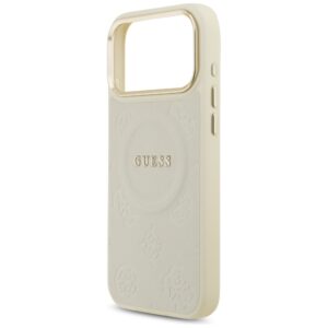 Dėklas Guess Peony Hot Stamp MagSafe skirtas Apple iPhone 17 Pro Max beige - Image 6