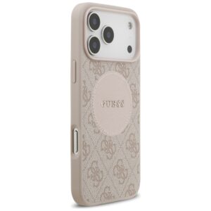 Dėklas Guess 4G Circle Classic Logo MagSafe skirtas Apple iPhone 17 Pro Max pink - Image 4