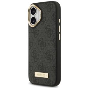 Guess 4G Logo Plate MagSafe dėklas skirtas Apple iPhone 17 juodos spalvos - Image 2