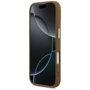 Guess Triangle Logo MagSafe dėklas skirtas Apple iPhone 17 rudos spalvos - Image 5