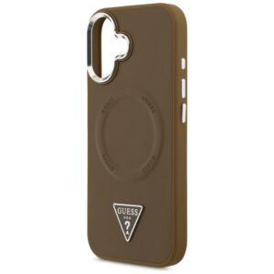Guess Triangle Logo MagSafe dėklas skirtas Apple iPhone 17 rudos spalvos - Image 6