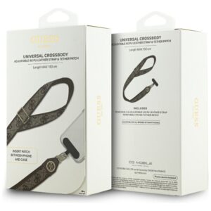 Universal lanyard Guess CBDY 4G Tether Patch Strass Metal Logo rudos spalvos - Image 5