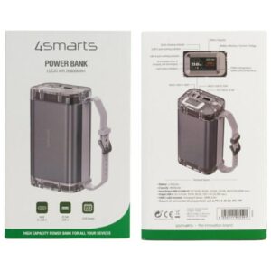 Powerbank 4smarts Lucid Air 26800mAh 65W pilkos spalvos - Image 4
