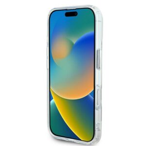 Karl Lagerfeld KLHMP16SHLSKCH Apple iPhone 16 6.1" baltos spalvos hardcase IML Metal Karl&Choupette Head MagSa - Image 5