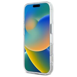 Karl Lagerfeld KLHMP16LHLSKCH Apple iPhone 16 Pro 6.3" baltos spalvos hardcase IML Metal Karl&Choupette Head M - Image 5