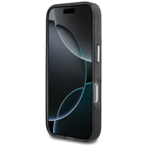 Karl Lagerfeld IML Glitter Karl & Choupette Sketch Logo MagSafe dėklas skirtas Apple iPhone 17 Pro Black - Image 5