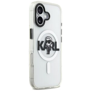 Karl Lagerfeld IML Karl Sketch Logo MagSafe dėklas Apple iPhone 17 Clear - Image 4