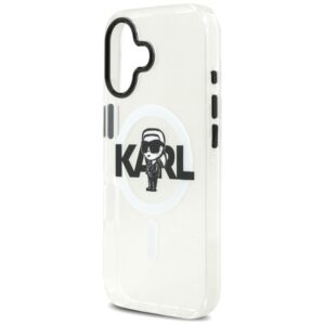 Karl Lagerfeld IML Karl Sketch Logo MagSafe dėklas Apple iPhone 17 Clear - Image 6