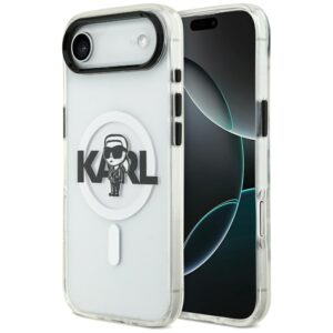 Karl Lagerfeld IML Karl Sketch Logo MagSafe dėklas Apple iPhone Air Clear - Image 1