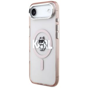 Karl Lagerfeld IML Choupette Sketch Logo MagSafe dėklas Apple iPhone Air rožinės spalvos - Image 2