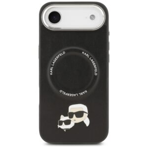 Karl Lagerfeld Karl & Choupette Pins MagSafe dėklas skirtas Apple iPhone Air Black - Image 3