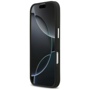 Karl Lagerfeld FW Grained Karl & Choupette Heads Pins & Logo dėklas skirtas Apple iPhone 17 Black - Image 5