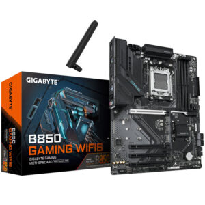GIGABYTE B850 Gaming WiFi6 Motherboard, Sockel AM5 (LGA 1718), AMD B850, ATX, DDR5