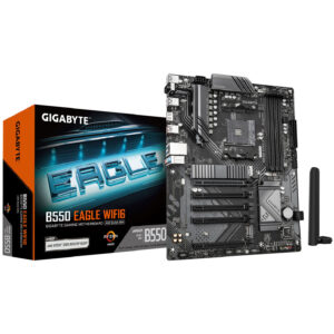 GIGABYTE B550 Eagle WiFi6 Motherboard, Sockel AM4, AMD B550, ATX, DDR4