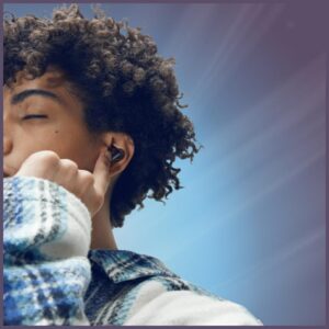 Bluetooth ausinės Motorola Moto Buds 500 ANC juodos spalvos - Image 5