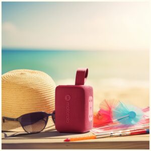 Bluetooth kolonėlė Motorola ROKR 300 7W IP67 raudonos spalvos - Image 8