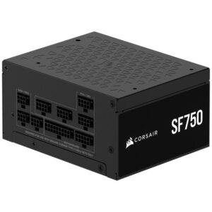 Corsair SF Series SF750 SFX Power Supply, 80 PLUS Platinum, ATX 3.1 / PCIe 5.1 - 750 Watts, black