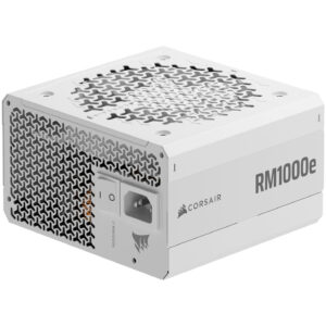 Corsair RMe Series RM1000e 80 PLUS Gold Power Supply, modular, ATX 3.1, PCIe 5.1 - 1,000 Watts, white