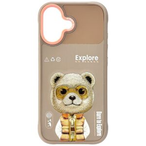 Dėklas Nimmy Cool&Cute 2.0 Bear skirtas Apple iPhone 17 gelsvas - Image 1