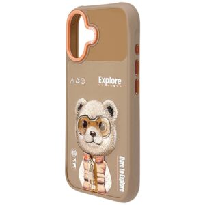 Dėklas Nimmy Cool&Cute 2.0 Bear skirtas Apple iPhone 17 gelsvas - Image 5