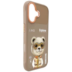 Dėklas Nimmy Cool&Cute 2.0 Bear skirtas Apple iPhone 17 gelsvas - Image 6