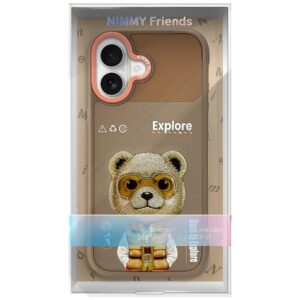 Dėklas Nimmy Cool&Cute 2.0 Bear skirtas Apple iPhone 17 gelsvas - Image 7