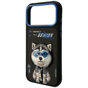 Dėklas Nimmy Cool&Cute 2.0 Wolf skirtas Apple iPhone 17 Pro Max juodos spalvos - Image 4