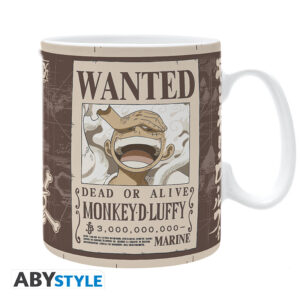 ONE PIECE - Mug (460 ml) Luffy Wanted - Puodelis