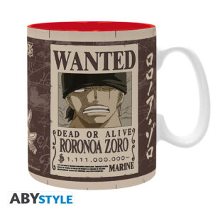 ONE PIECE - Mug (460 ml) Zoro Wanted - Puodelis