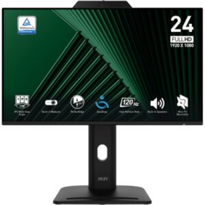 Monitorius MSI PRO MP242PMG / 23.8" / FHD / IPS / 120Hz / 1ms (MPRT) / juodos spalvos - adjustable stand