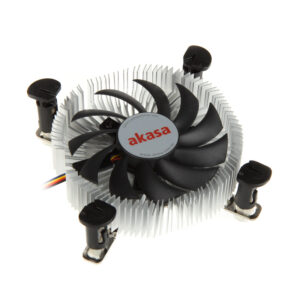 Akasa AK-CC7122BP01 Low Profile CPU Cooler - 74mm