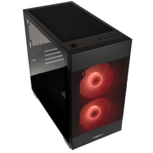 Lian Li LANCOOL 205M Mesh Micro-ATX Case, Tempered Glass - black - Image 2