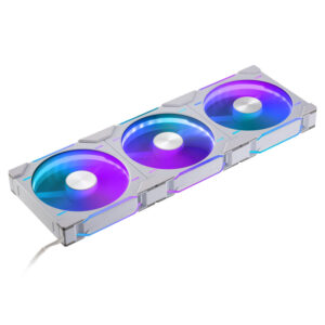 Phanteks D30 PWM Reverse Airflow, D-RGB Fan, 3-pack - 140mm, white