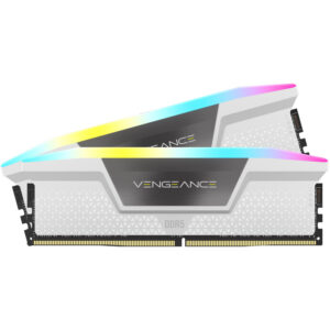Corsair Vengeance RGB DDR5-6200 RAM, CL36, XMP - 32 GB Dual-Kit, white - Image 2