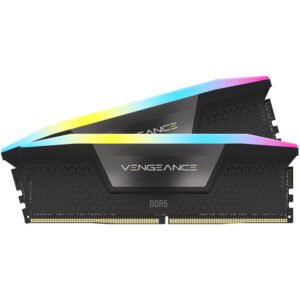 Corsair Vengeance RGB DDR5-6400 RAM, CL32, XMP - 64 GB Dual-Kit, black - Image 2