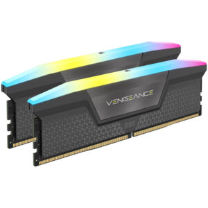Corsair Vengeance RGB DDR5-6000 RAM, CL36, EXPO - 32 GB Dual-Kit, grey