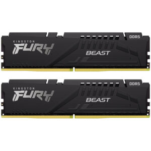 Kingston Fury Beast Black DDR5-5200 RAM, CL40, XMP - 32 GB Dual-Kit, black - Image 2