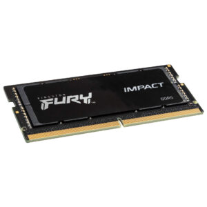 Kingston Fury Impact DDR5-6000 RAM, CL38, SO-DIMM, XMP - 16 GB, black