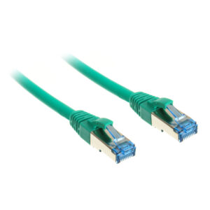 InLine Patch Cable Cat.6A, S/FTP (PiMf), 500MHz, green - 3m