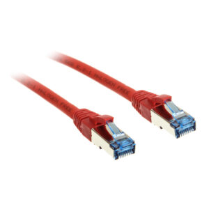 InLine Patch Cable Cat.6A, S/FTP (PiMf), 500MHz, red - 3m