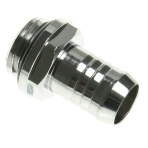 Bitspower jungtis tiesi G1/4 colio AG ant 10 mm ID – blizgi sidabrinė