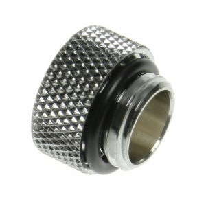 Bitspower adapteris G1/4 colio AG į G1/4 colio IG – blizgus sidabras