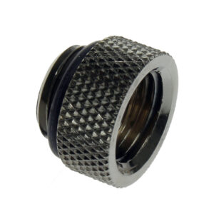 Bitspower adapteris G1/4 colio kištukas į G1/4 colio kištuką – blizgiai juodas - Image 2