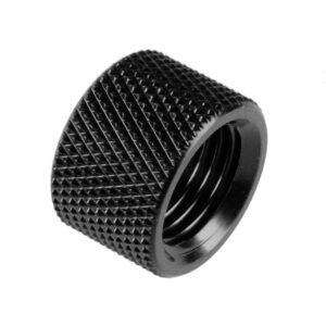 Bitspower daugiafunkcis adapteris iš G1/4 colio IG į G1/4 colio IG, matinės juodos spalvos