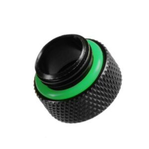 Bitspower adapteris G1/4 colio AG į G1/4 colio IG – matinės juodos spalvos