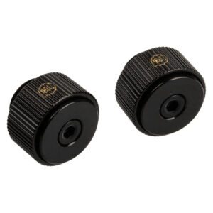 Bitspower Touchaqua Manual Air Exhaust G1/4 Inch Female Thread - 2 Pack, Black