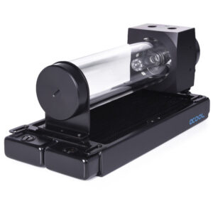 Alphacool Core 200 Aurora ARGB Reservoir with VPP Pump, Acrylic - Black - Image 2